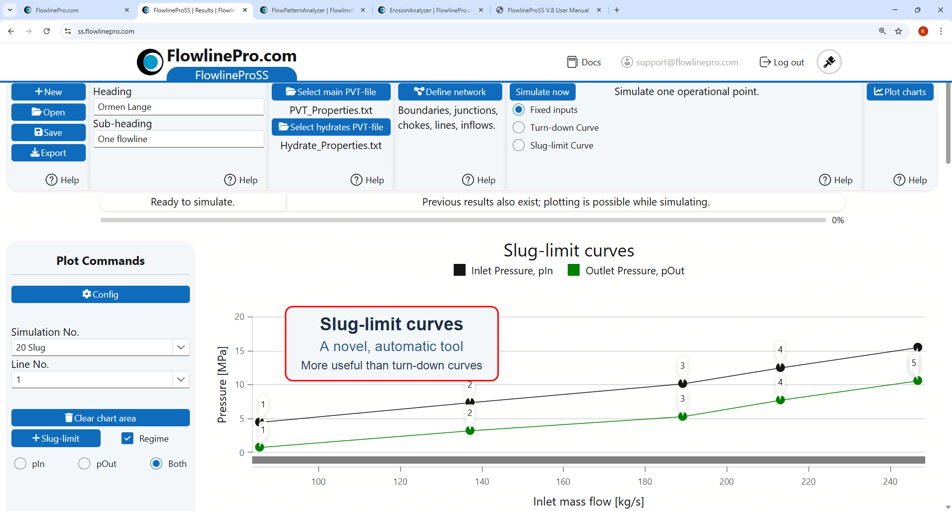 Novel automatic slug-limit curves tool in FlowlineProSS – more useful than traditional turn-down curves